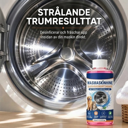 4 i 1 tvättmaskinsrengörare mot djurhår och dålig lukt