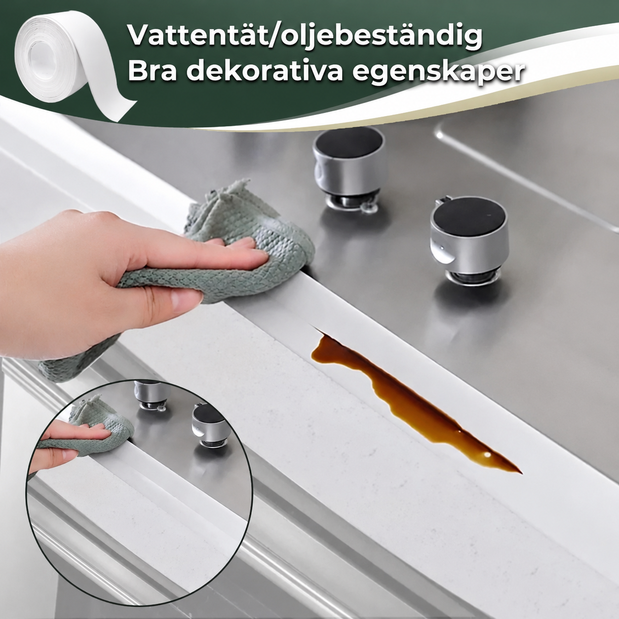 Vattentät tätningstejp (320 cm)