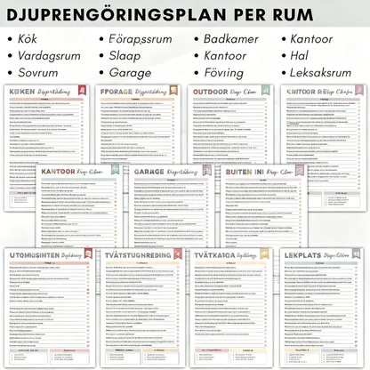 ADHD-verktygslåda för städning och organisering