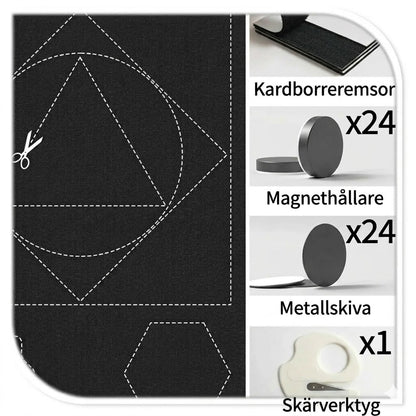 Magnetisk mörkläggningsgardin – sätts upp på några sekunder, kan återanvändas om och om igen