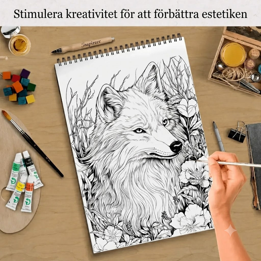 Mindfulness-målarbok för vuxna