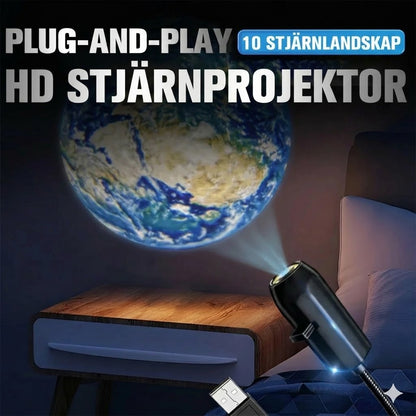 Plug & Play HD-stjärnprojektor