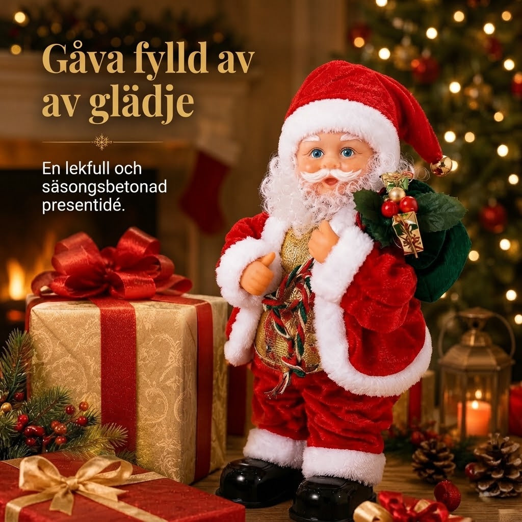 Dansande jultomte med musik