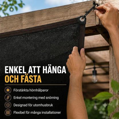 Solskyddande insynsnät
