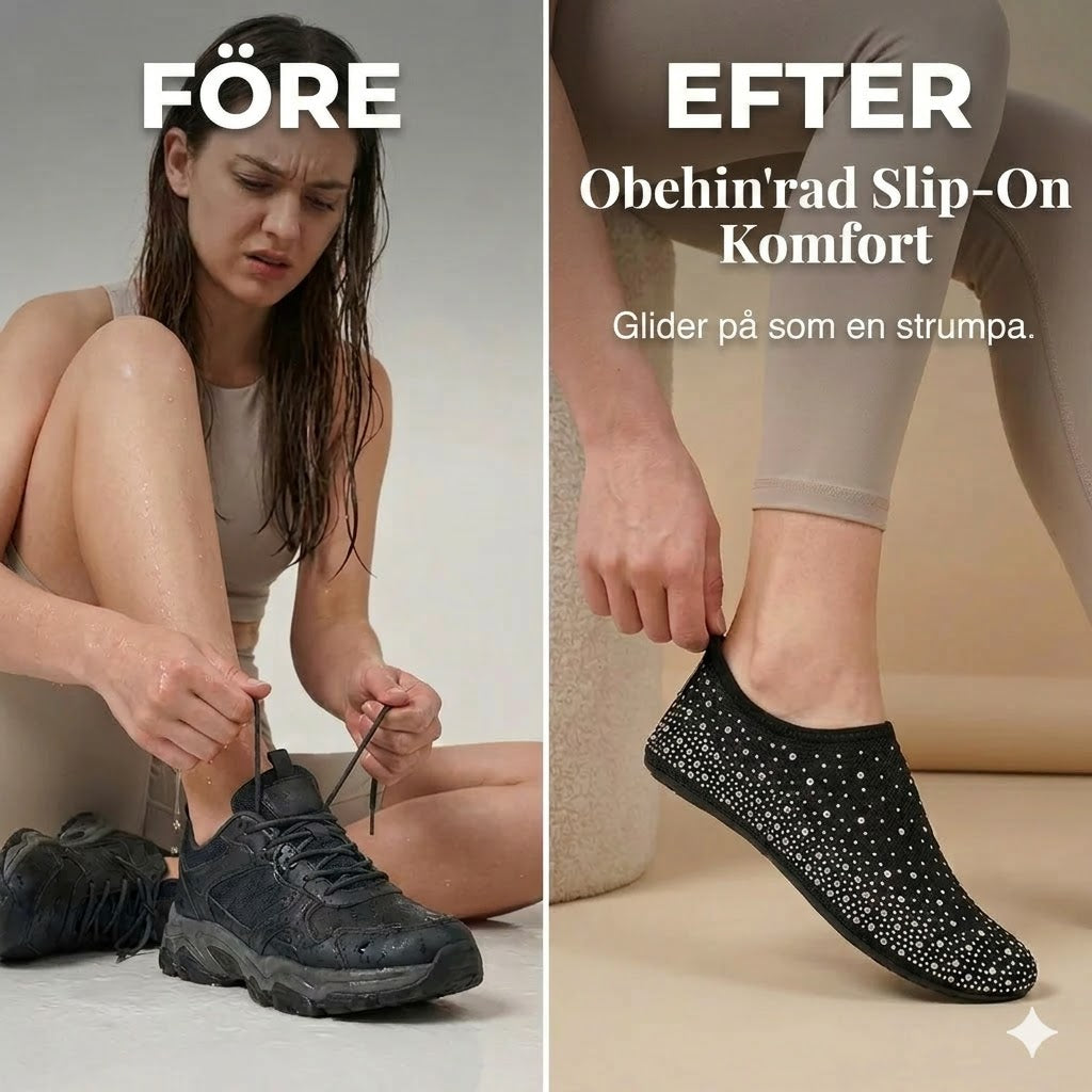 Strandskor med snabbtorkande effekt