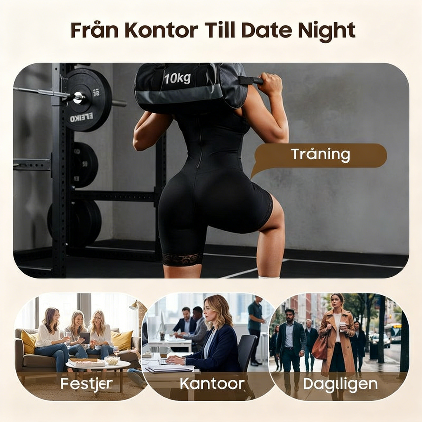 Magkontroll Rumplyftare Shaper Med Dragkedja Gren Fajas Colombianas