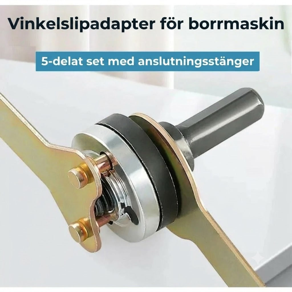 Borrmaskinsadapter för slipning