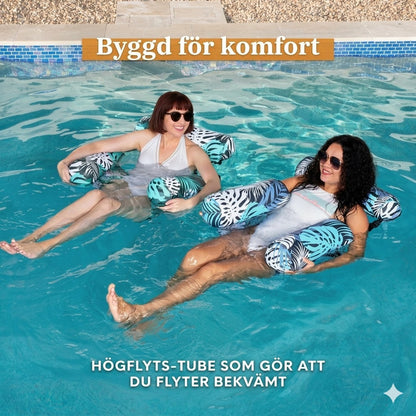 Uppblåsbar flytstol för pool
