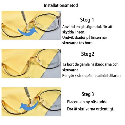 Reparationsskit för glasögonnäskuddar