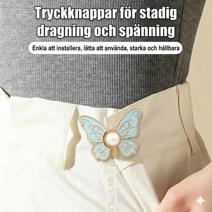 Aldrig mer hängande byxor! Det avtagbara fjärilsspännet