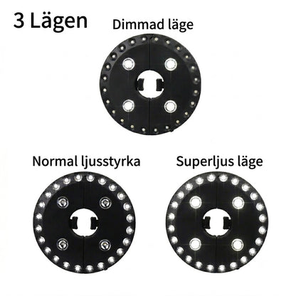 UMINA Parasollampa med 28 LED-lampor