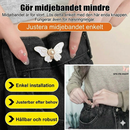 Aldrig mer hängande byxor! Det avtagbara fjärilsspännet