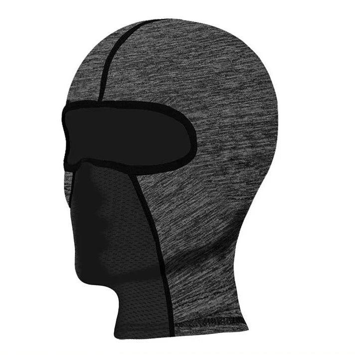 Vindtät heltäckande ansiktsmask med solskydd och snabbtorkande funktion