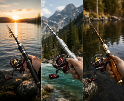 Carbon PocketRod teleskopiskt fiskespö i kolfiber 180 cm