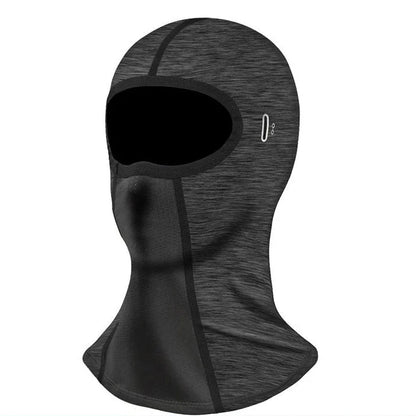 Vindtät heltäckande ansiktsmask med solskydd och snabbtorkande funktion
