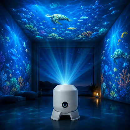 OceanWave Havsprojektor med Roterande LED-belysning