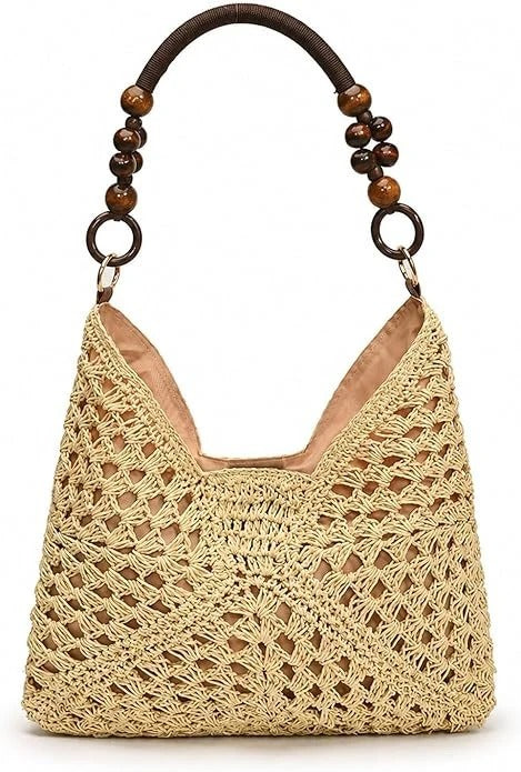 Boho Classic vävd shopperväska