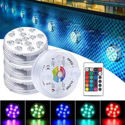 Vattentät RGB-poolbelysning