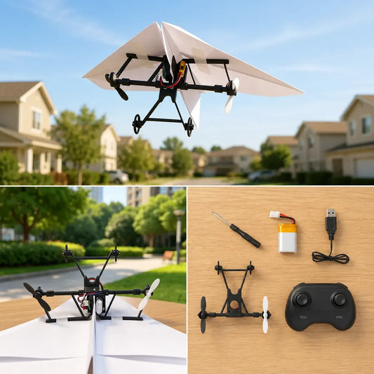 RC-set för pappersflygplan