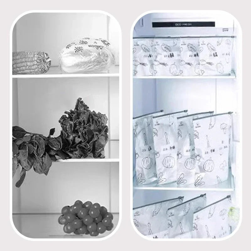 Återanvändbara täta förvaringspåsar i aluminiumfolie (10-pack)