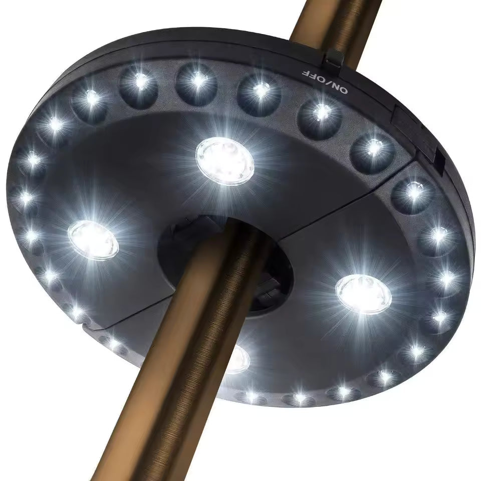UMINA Parasollampa med 28 LED-lampor