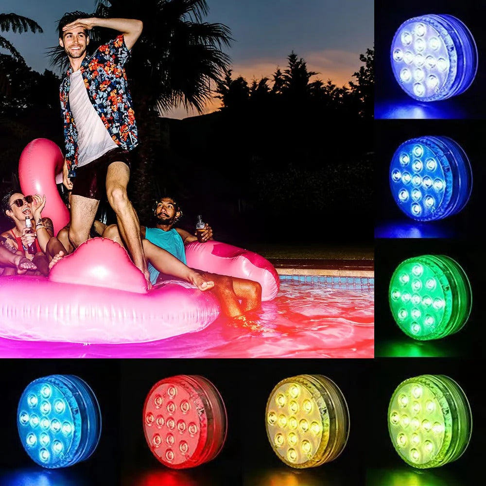 Vattentät RGB-poolbelysning