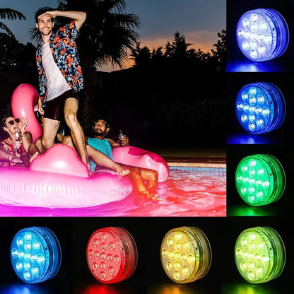 Vattentät RGB-poolbelysning