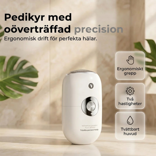 Elektrisk fotfil för borttagning av förhårdnader