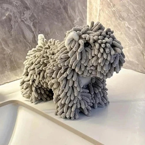 Mikrofiberhandduk för hundar
