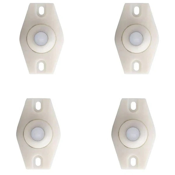 Självhäftande 360 graders svängbara länkhjul 4 pack