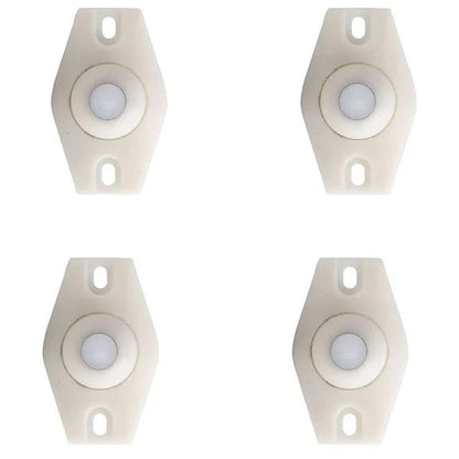 Självhäftande 360 graders svängbara länkhjul 4 pack