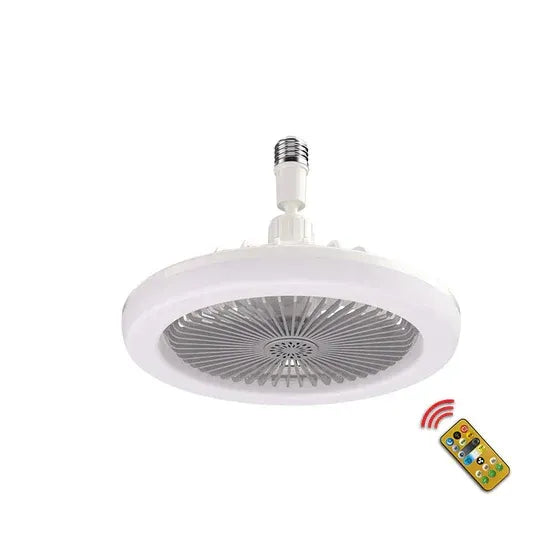 2-i-1 takfläkt med LED-lampa och fjärrkontroll