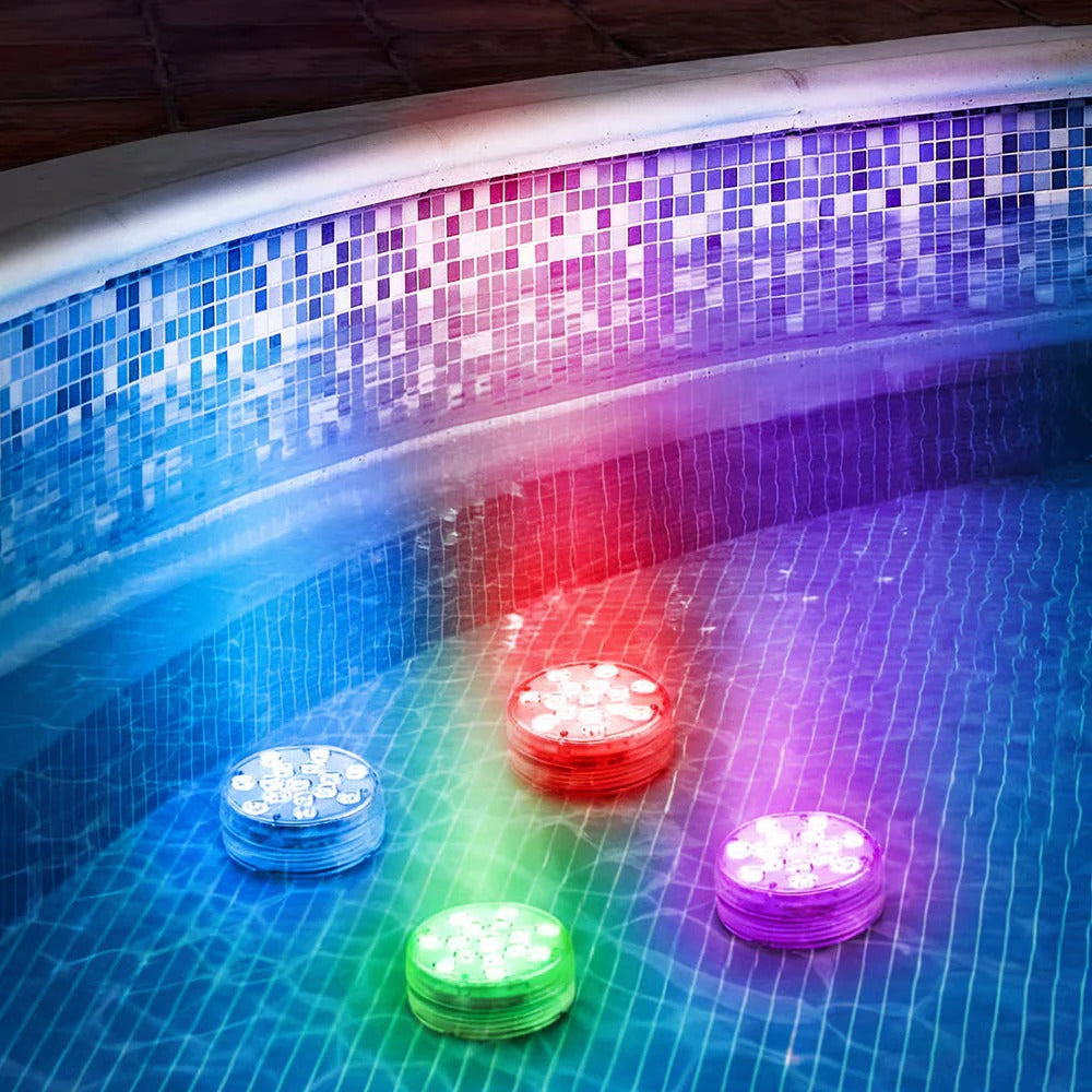 Vattentät RGB-poolbelysning