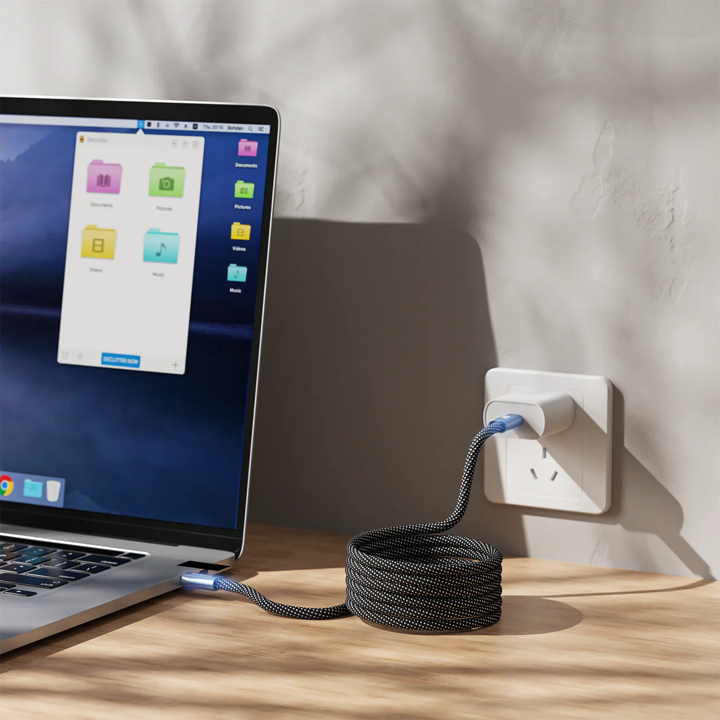 MagCable magnetisk kabel – Trasslar aldrig mer