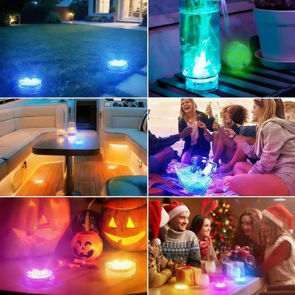 Vattentät RGB-poolbelysning