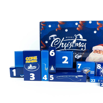 Stor fiskeadventskalender för jul