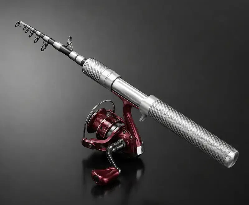 Carbon PocketRod teleskopiskt fiskespö i kolfiber 180 cm