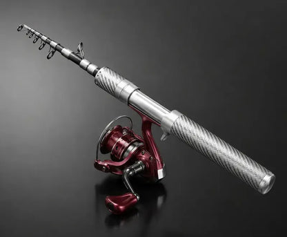 Carbon PocketRod teleskopiskt fiskespö i kolfiber 180 cm