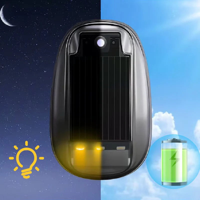 Solcellsdriven RGB-takbelysning för bil