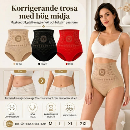 Formande shorts med hög midja