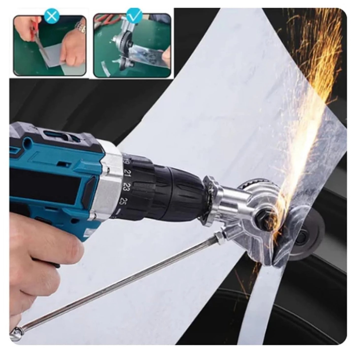Metallsågsadapter för Borrmaskin