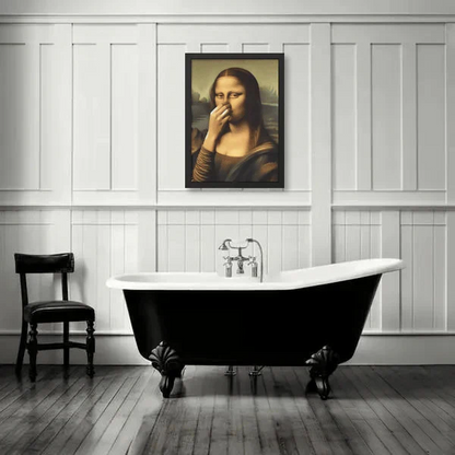 Rolig Mona Lisa (Nypa näsan)