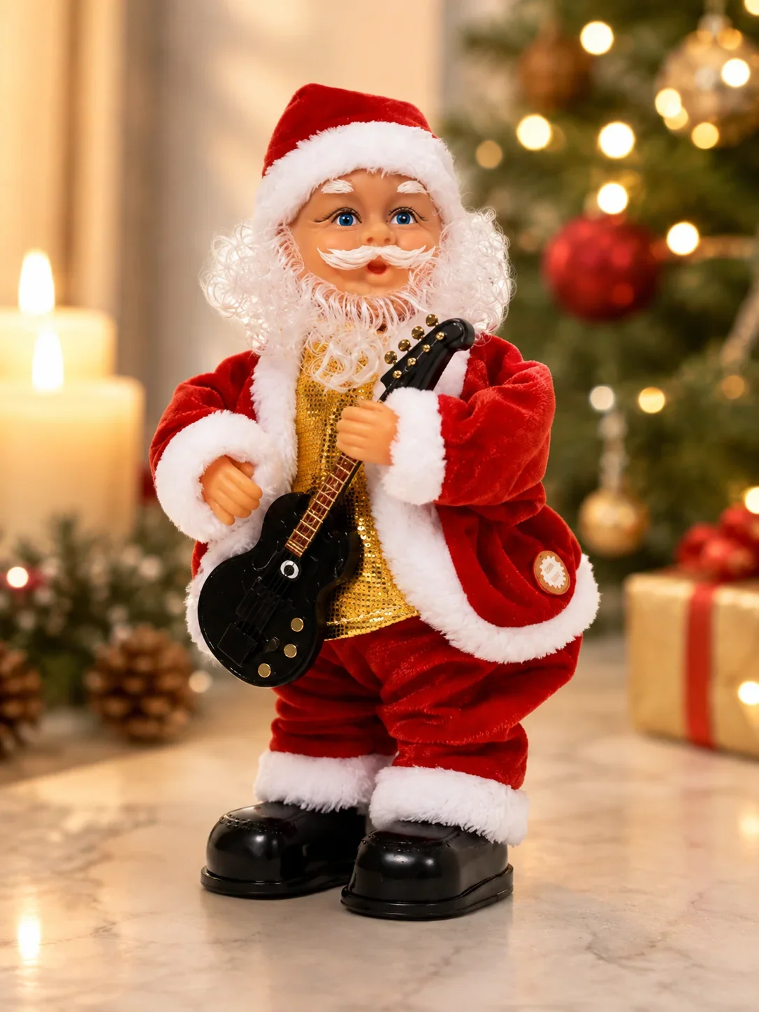 Dansande jultomte med musik