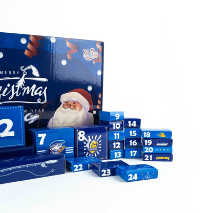 Stor fiskeadventskalender för jul