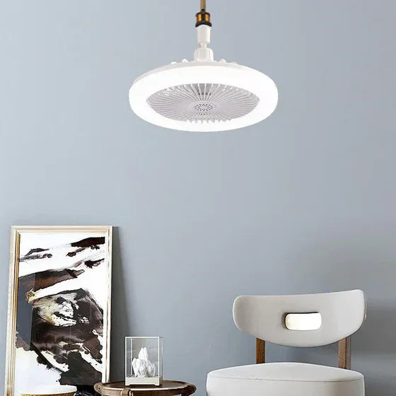2-i-1 takfläkt med LED-lampa och fjärrkontroll