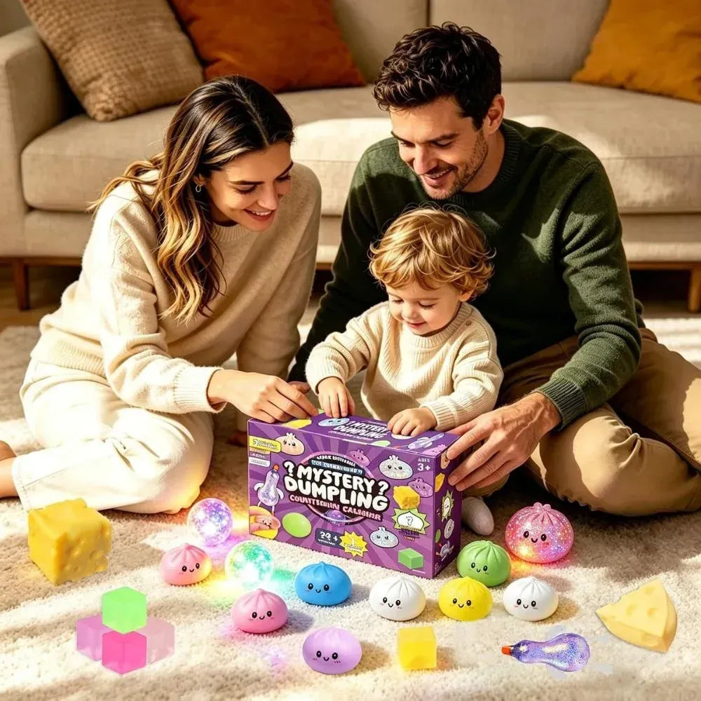 Squishiverse överraskningskalender med squishies