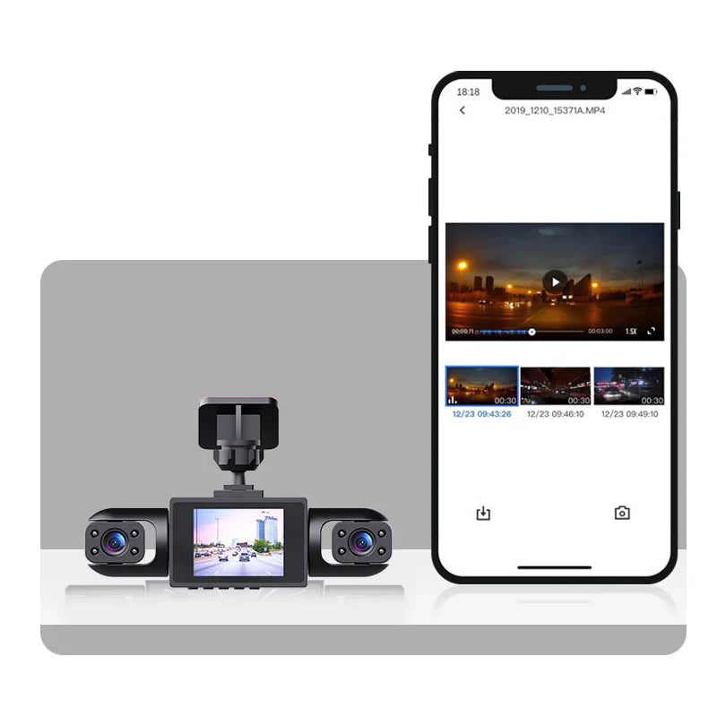 360° 4-linsers bilkamera – Full sikt & mörkerseende