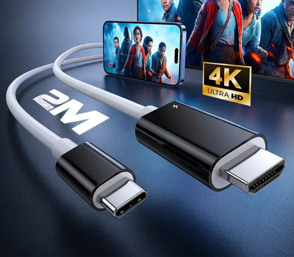 USB-C till HDMI-adapterkabel