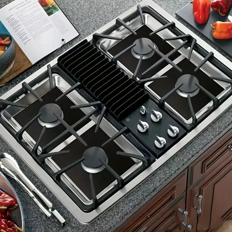 Värmebeständiga skyddsmattor för gasspis 4-pack