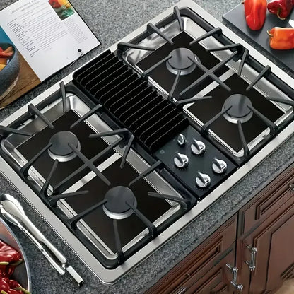 Värmebeständiga skyddsmattor för gasspis 4-pack